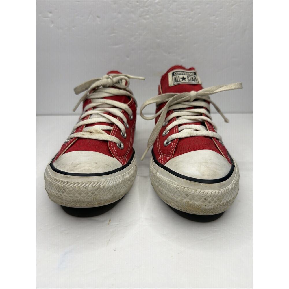 Converse Sneakers Men’s 7 Women’s 9 Chuck Taylor All Star Low-Top Red Skateboard - Picture 3 of 9